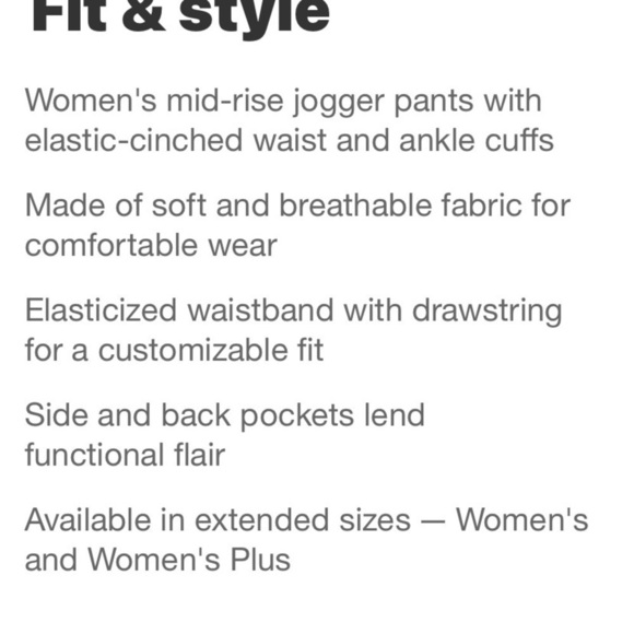 Women's Mid-Rise Jogger Pants - Knox Rose
Light Blue new - Picture 4 of 7